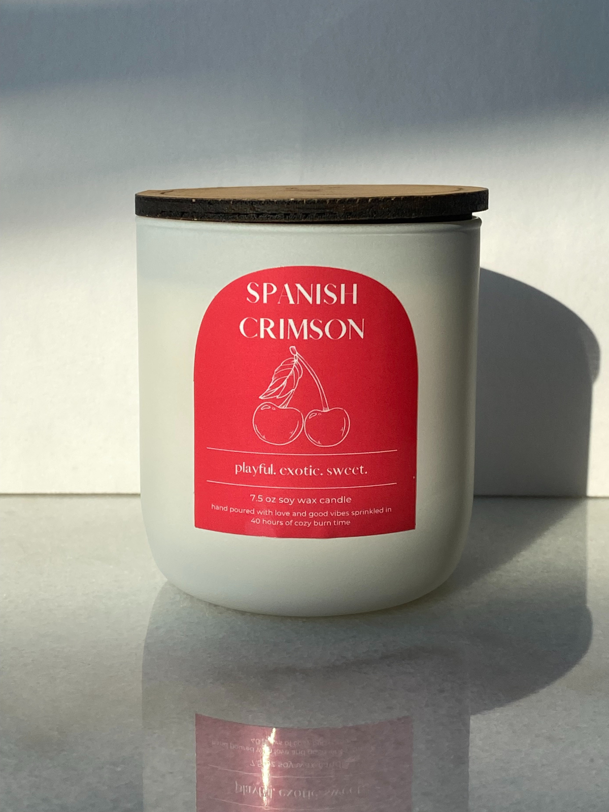 Spanish Crimson Candle