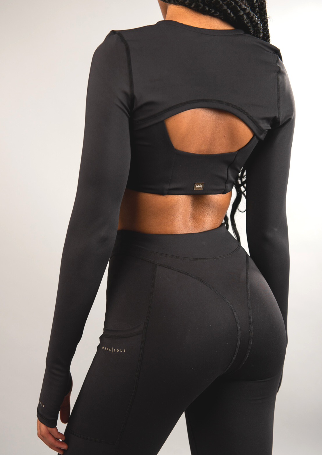 Olivia Long Sleeve Ultra Shrug Top | Onyx