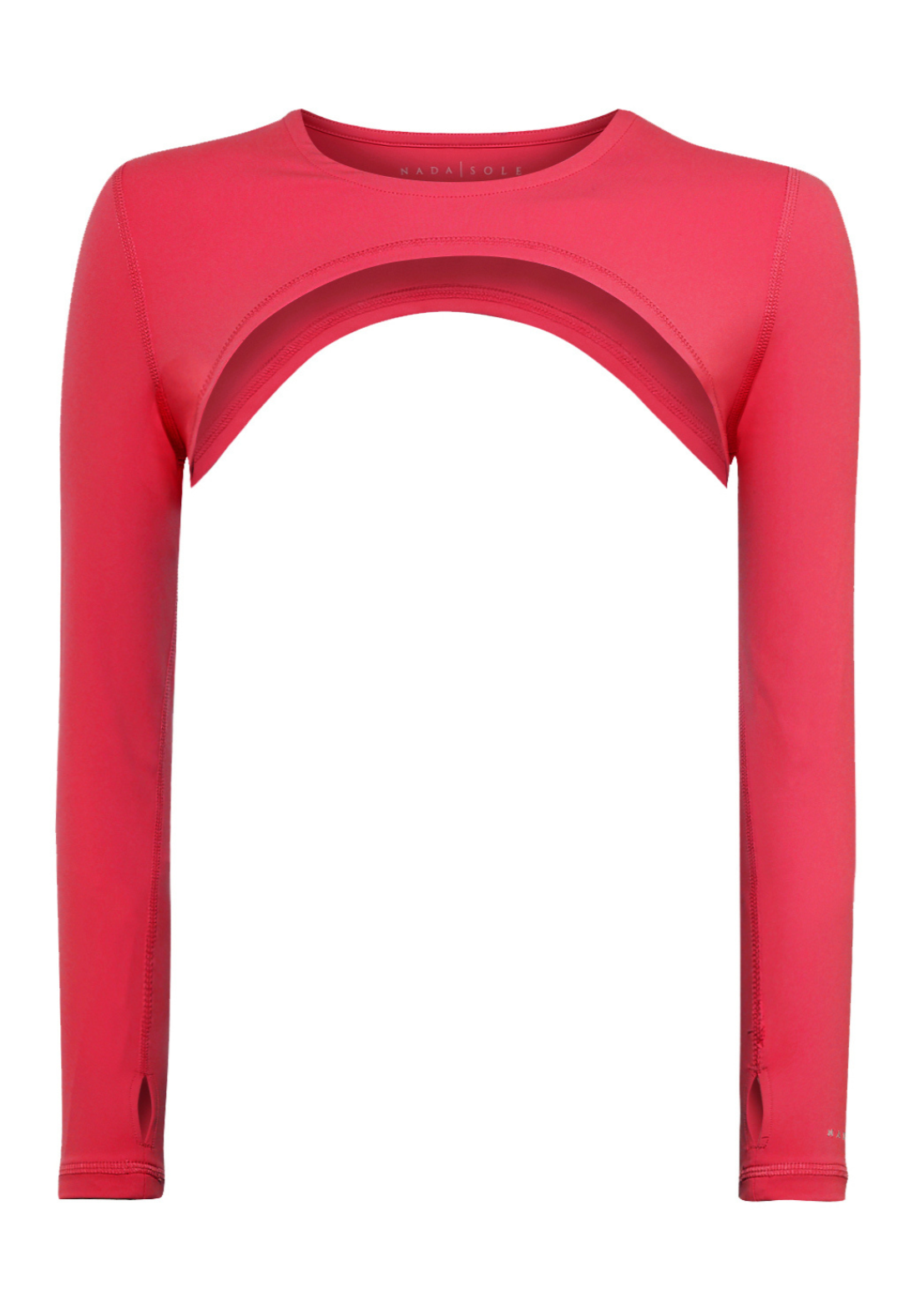 Olivia Long Sleeve Ultra Shrug Top | Spanish Crimson