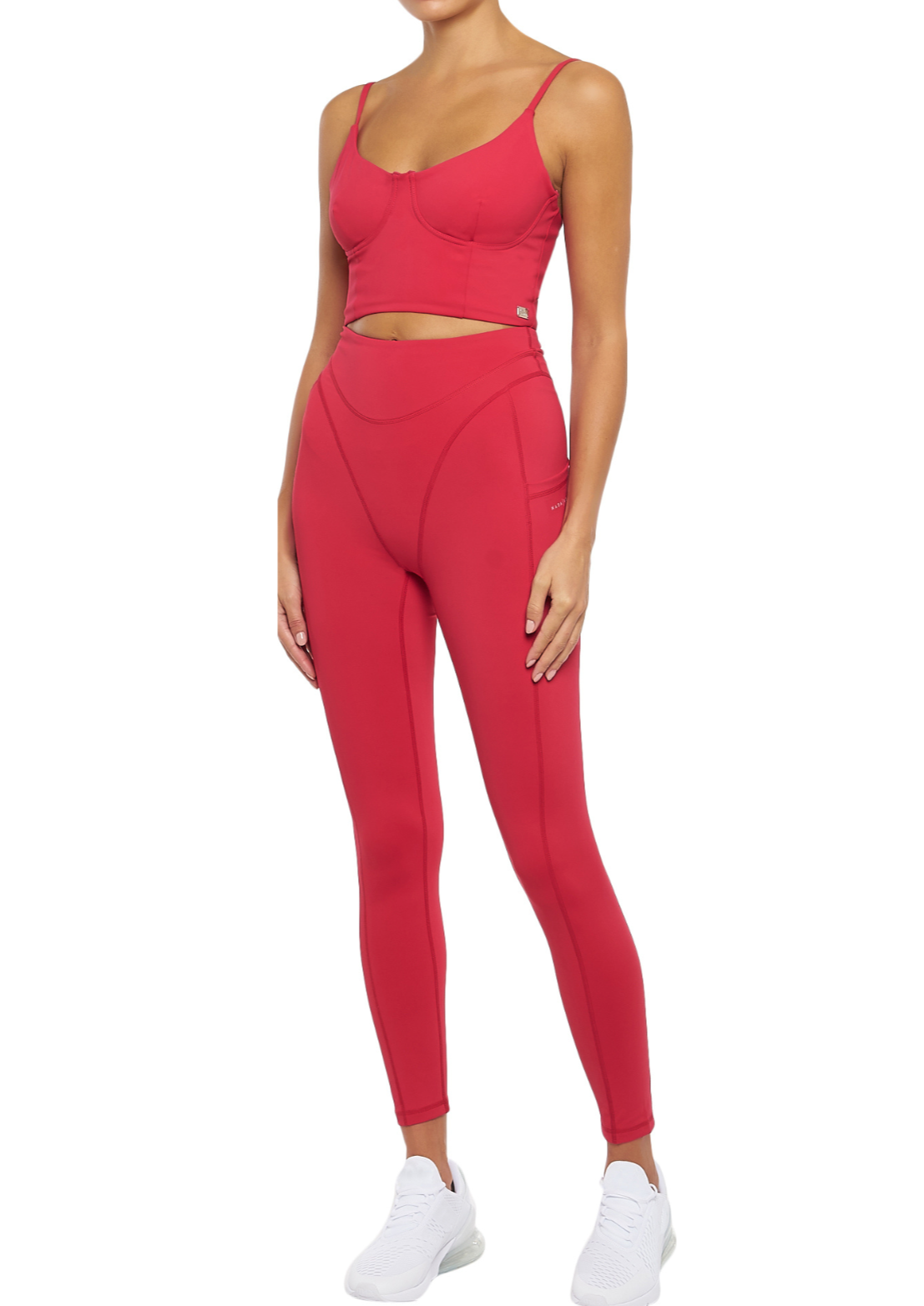 Lauren High-waist Legging | Spanish Crimson