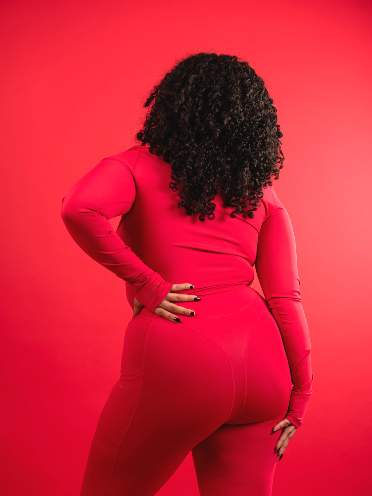 Lauren High-waist Legging | Spanish Crimson