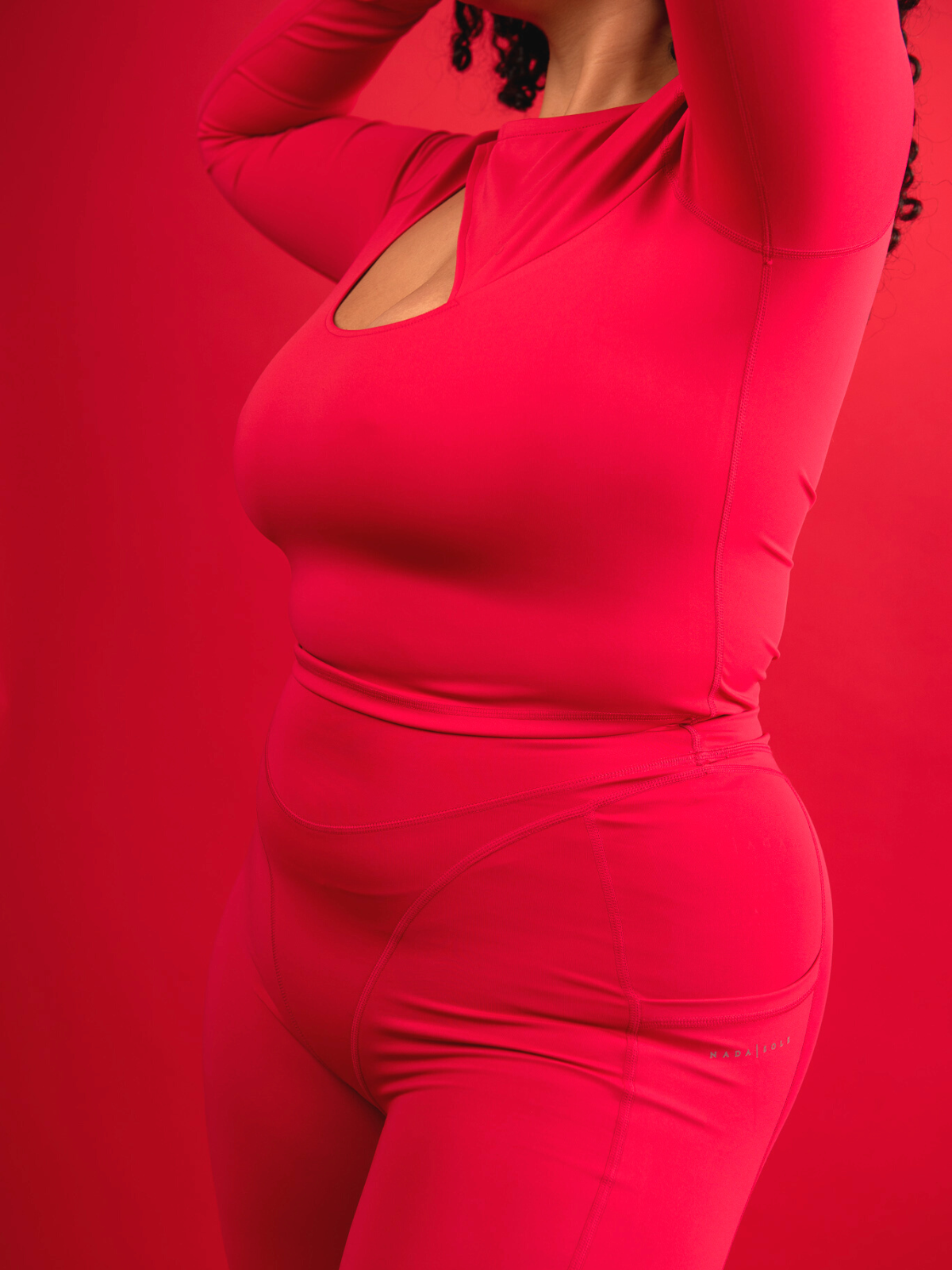 Lauren High-waist Legging | Spanish Crimson