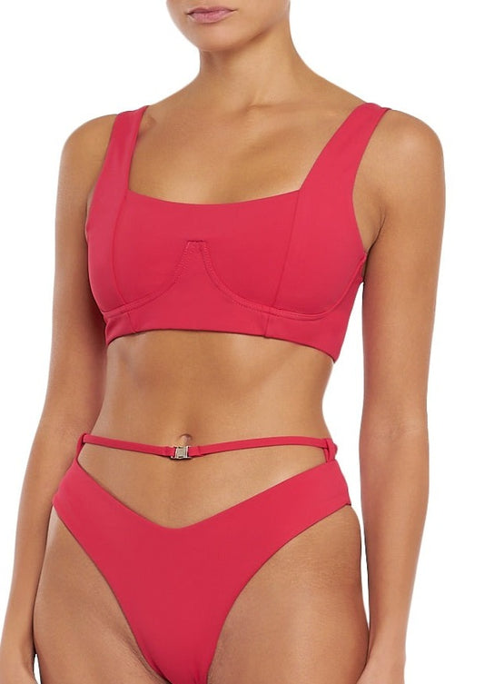 Julie Bra Top | Spanish Crimson