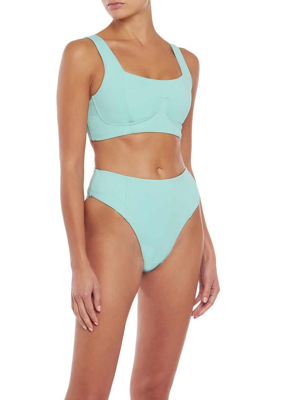 Cannes High-waist Swim Bottom | Turks & Caicos
