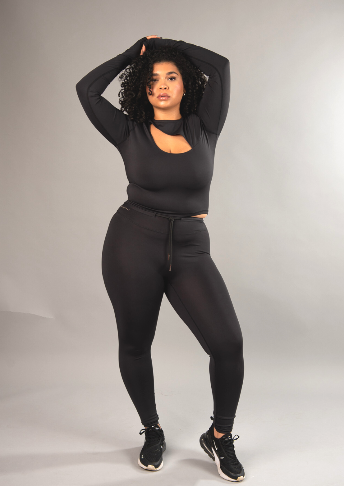 Arty Long Sleeve Top | Onyx