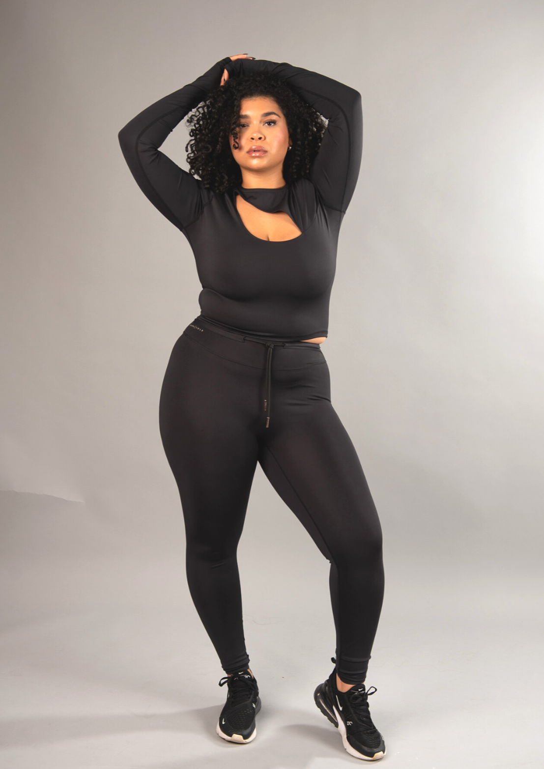 Nas High-waist Scrunch Legging | Onyx